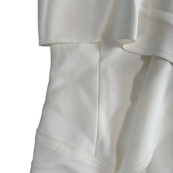 Jason Wu Compact Crepe Sleeveless Cocktail Dress With Ruffle Size 2 $1695 - Picture 10 of 13